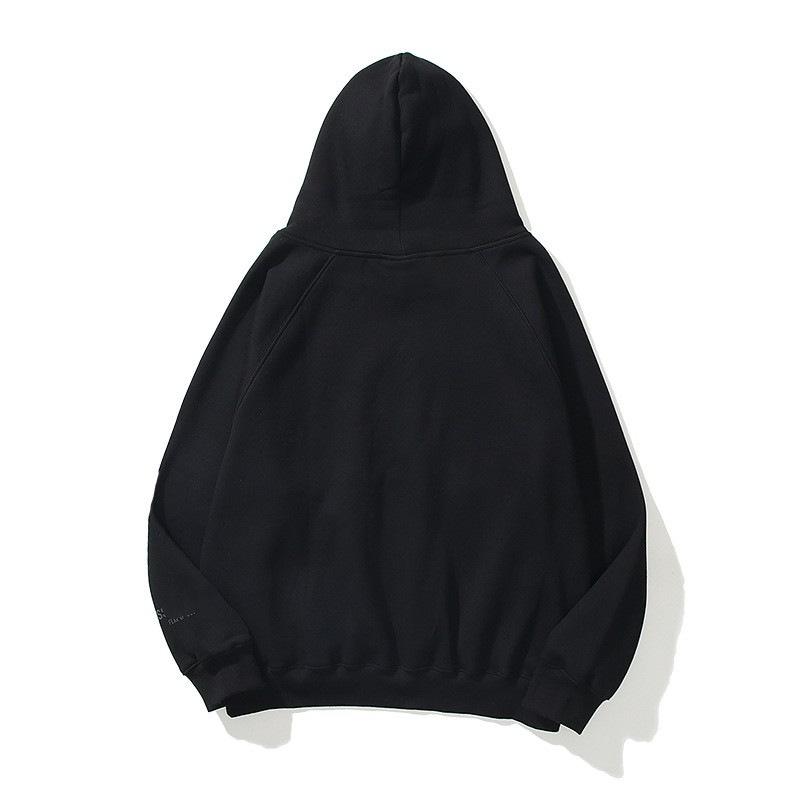 Reflective Raglan Double-Layer Fleece Hoodie for Men - Trendy Autumn/Winter Sweatshirt
