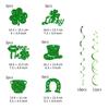 Quick Setups No Tools Needed Helical Shamrock Hanging Decoration for Fast Party Decoration on . Patrick's Festivities