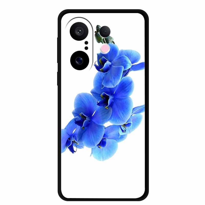 

Чехол для телефона Vivo X200 FE 2025 6,31 Модный Цветочный Расписной Мягкий Черный Силиконовый Задний Чехол Для Vivo S30 Pro Mini 5G Чехол Funda Vivo S30Pro Mini