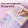 Deli Double Layer A4 Zipper File Bag