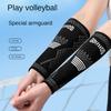 1 Pair Elastic Volleyball Wrist Sleeve Anti-collision Breathable Arm Cover Protector Arm Hand Guards Protector Sweat-absorbent