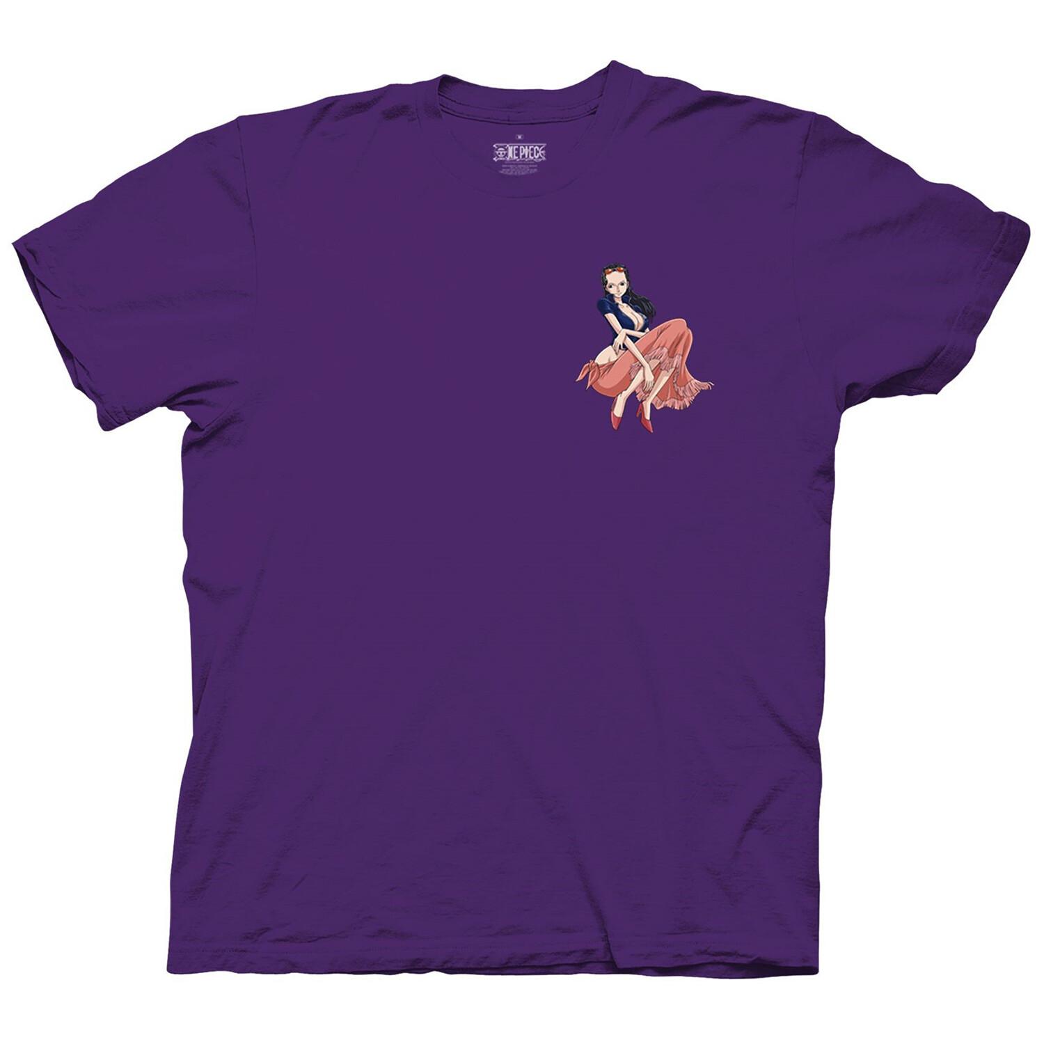 One Piece Robin Devil Child With Back Print Officially Licensed Adult T-shirt XL
