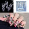 Silicone Nail Carving Mold Flower 3D Acrylic Nail Art Decorations Stamping Plates Diy Manicure Nail Accessories Tools