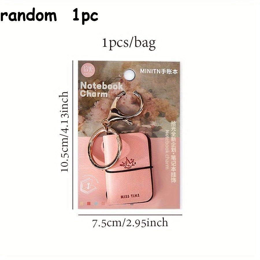 

Mini Faux Leather Keychain Notebook - Monet Impressionist Art Travel Diary, Portable Daily Planner, Compact Pocket-Sized Journal