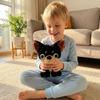 15cm Cute Chihuahua Plush Toy Squatting Small Dog Puppy Doll Brown Cream Black White Cartoon Animal Plushie Gift