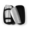 1Pair Carbon Fiber Soccer Shin Guard Super Strong Shock Resistance EVA Sponge Portable Carrying Case Leg Protection Board