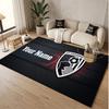 Personalized Crystal Velvet Carpet Bournemouth Football Pattern Non Slip Floor Rug