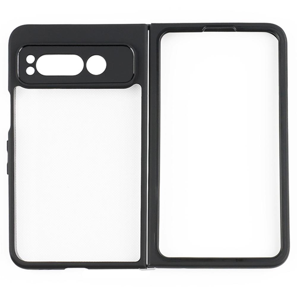 

Для Google Pixel Fold Прозрачный чехол для телефона из ПК+ТПУ Противоударный чехол для телефона A