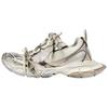 Balenciaga 3XL Mesh, Leather Low Top Chunky Sneakers Women's Champagne 734731W3XL59110