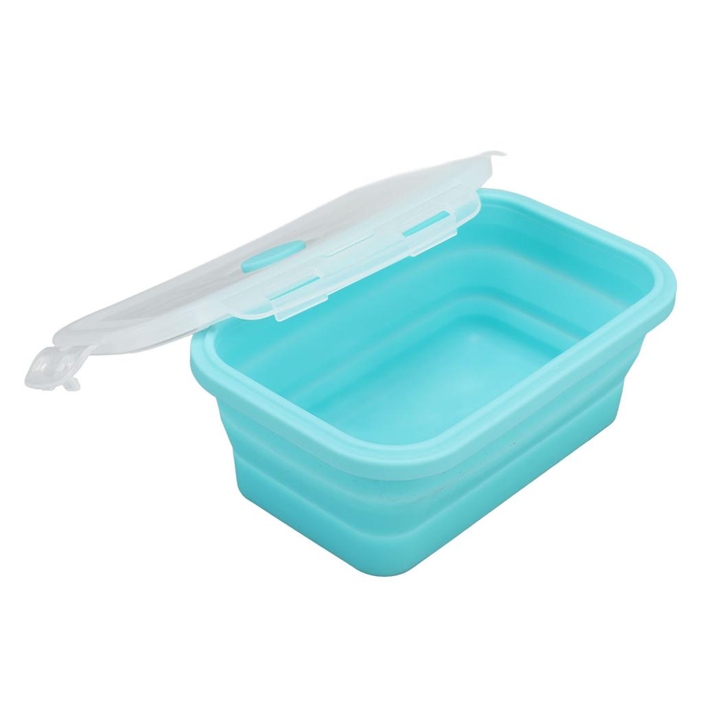 Collapsible Silicone Food Storage Container High Temperature Resistant Microwave Safe Lunch Box