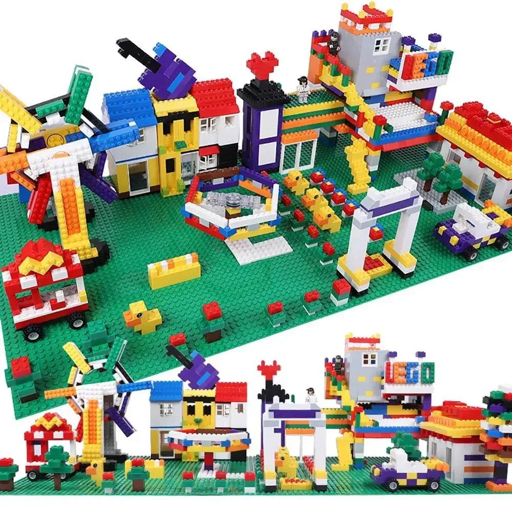 32*32 Dots Double Sided Baseplates Small Bricks DIY Building Blocks Figure Base Plate Compatible Brand Bricks Color Baseplates