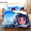 New Hyouka Bedding Set Single Twin Full Queen King Size Bed Set Adult Kid Bedroom Duvet cover Sets 3D Print Anime Bed Sheet Set