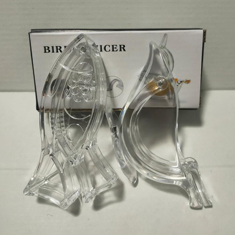 

1PCS Acrylic Lemon Squeezer Hand Held Lemon Juicer Bird Shape Manual Orange Citrus Press Juicer Squeeze Kitchen Tools 14CM білий