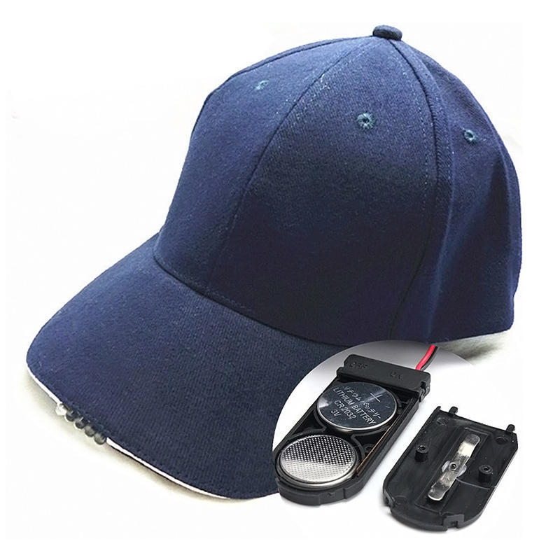 LED Baseballkappe Lampe Schirme Batteriebetrieben Mütze Mit LED-Licht Taschenlampe Zum Angeln Joggen Baseballkappe Beleuchtung Angelkappe