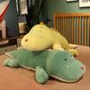 New Huggable Big Long Cute Dinosaur Plush Toy Soft Cartoon Animal Crocodile Stuffed Doll Boyfriend Pillow Kid Girl Birthday Gift
