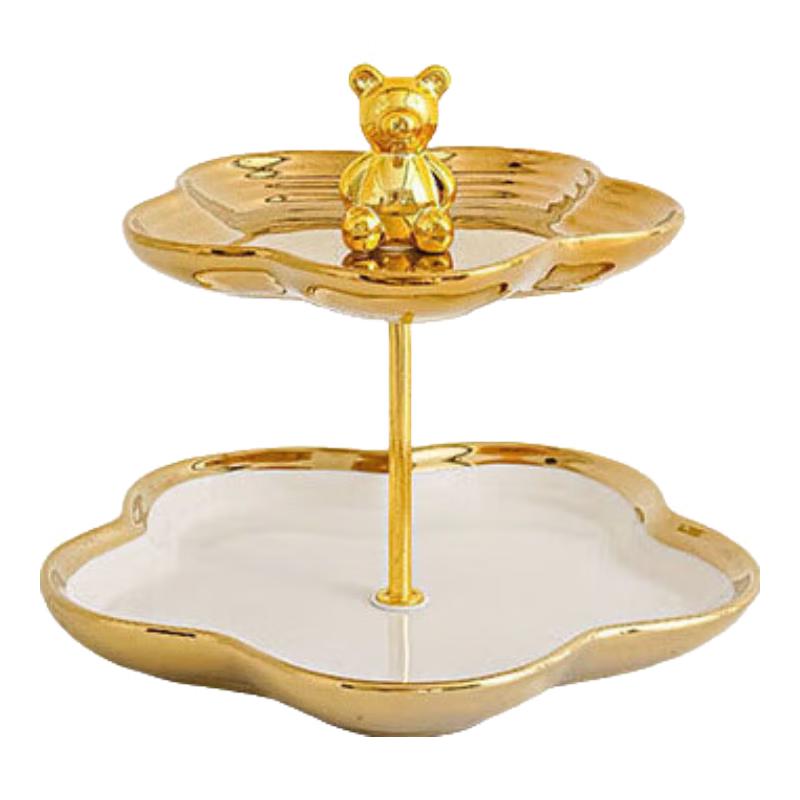 Wei Yi Ceramic Multi-Tier Fruit & Dessert Stand