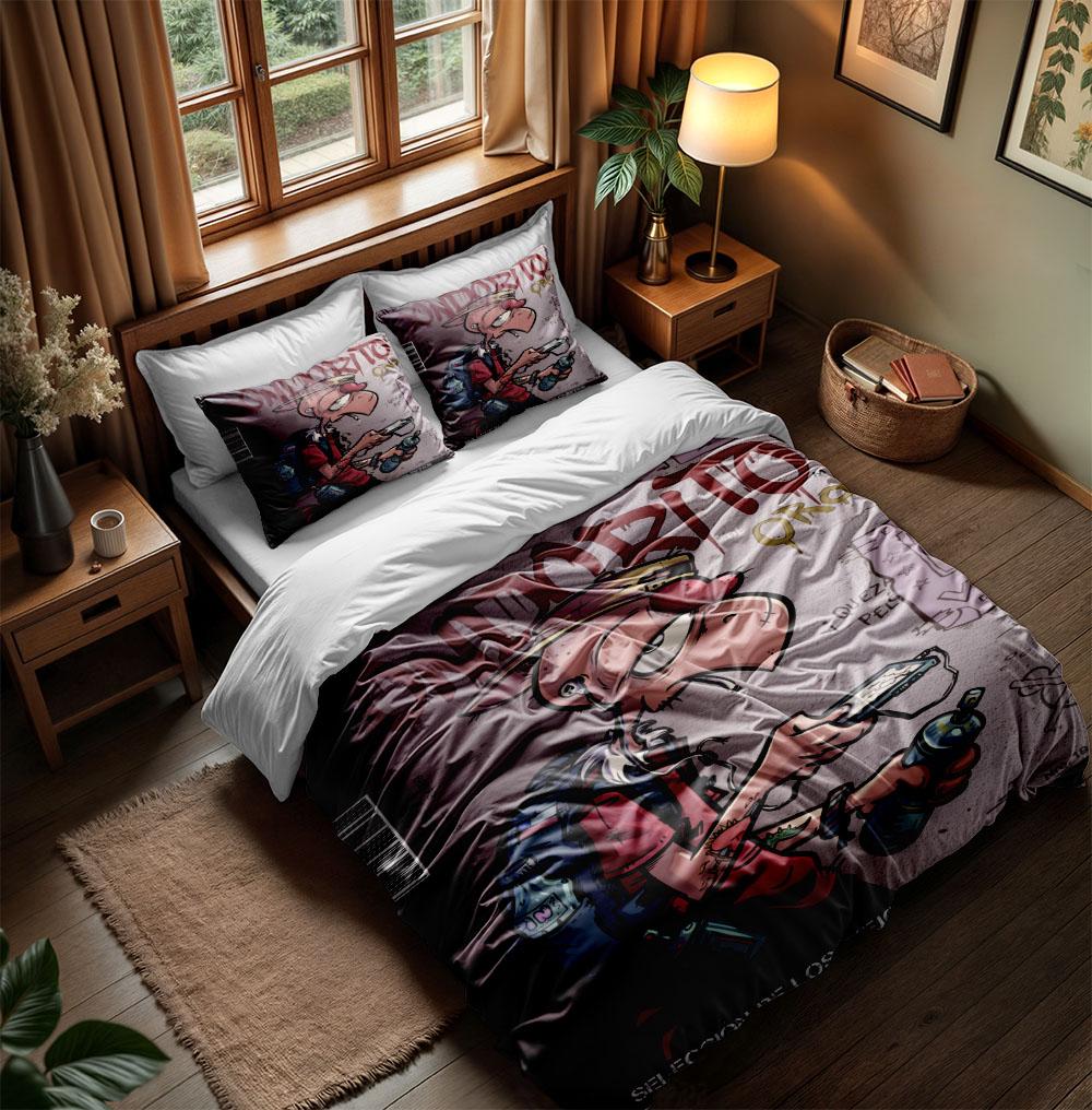 Condorito Chile Comics Book Duvet Cover Set without sheet King Queen Double Full Twin Single Size Bed Linen Set