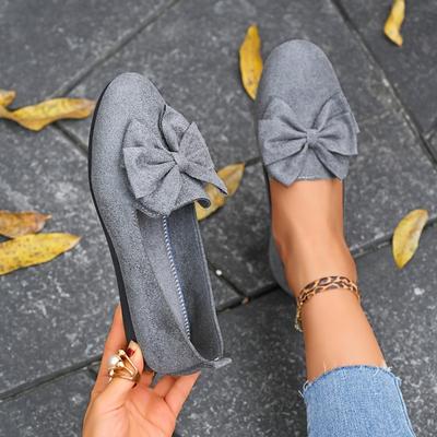 Women Bow Flats Shoes Summer Style Fashionable Comfortable Versatile Women Loafers Casual Simple Wear-resistant Sneakers Women