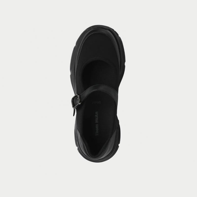 Thommcan Women S Comfort Mary Jane SneakerS Black 8tmbn25S1S Bunny02