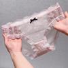 Sexy Spitzenunterwäsche für Damen Hoher Bund Atmungsaktive Blumen-Slips Damen-Bikini-Unterwäsche Atmungsaktive Freche Slips