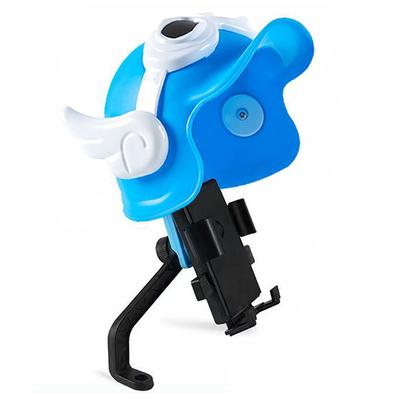 Motorrad Handyhalter Niedlicher Helm-Look Stoßfest Verstellbarer Winkel Handyhalterung Navigation