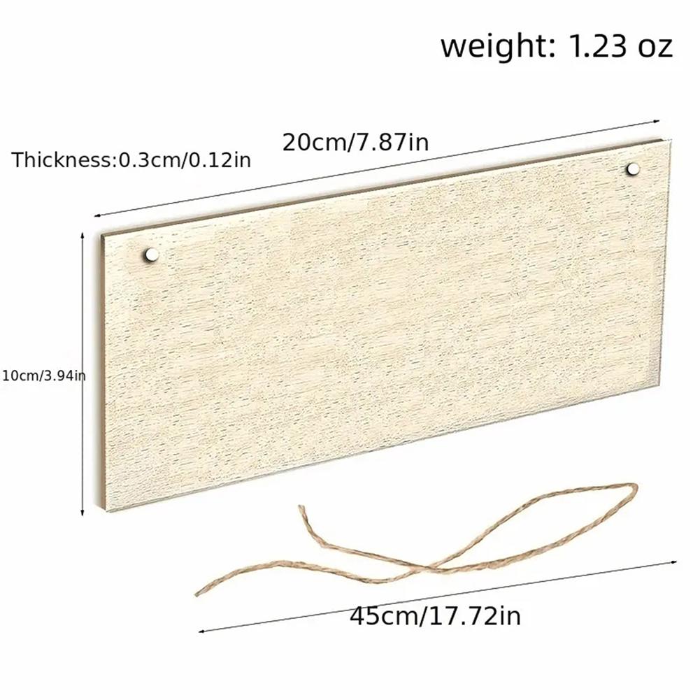 Ahşap Plaket İşareti Kişiselleştirilmiş El Sanatları Duvar Dekorasyonu Ev Yatak Odası Dekoru