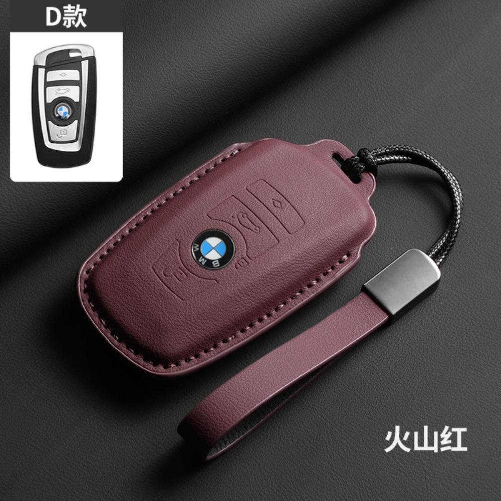 Leder für BMW Schlüsselhülle für 3 5 7 Serie Schlüsselabdeckung Schale Schutzhülle für 525 4 Serie Trendiges Unisex-Accessoire
