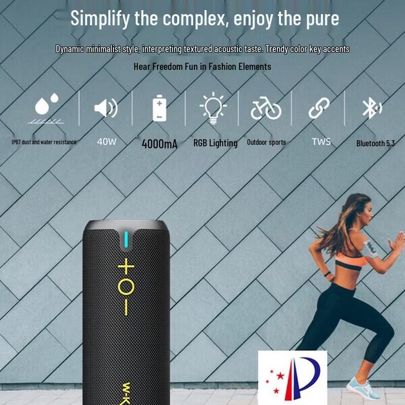 Weierjing D320 Outdoor Portable Bluetooth Speaker (CN version)