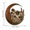 Weatherproof Metal Wall Art Aged Finish Outdoor Garden Decor  Outdoor Garden