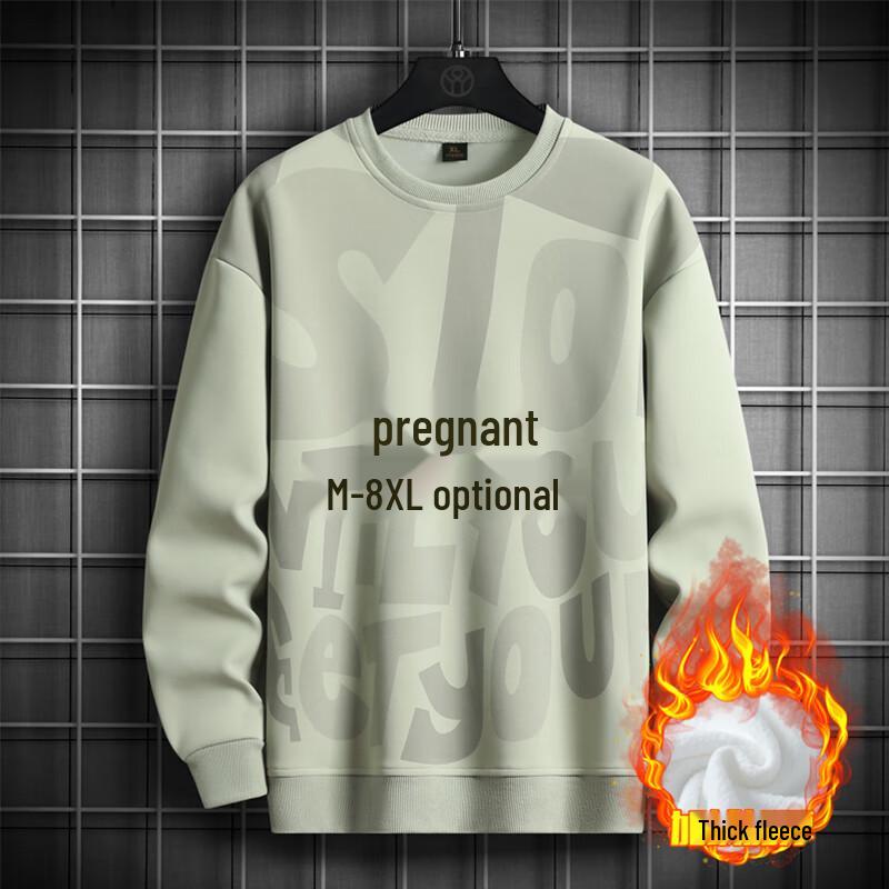 Men s Loose Fit Letter Print Hoodie 8XL