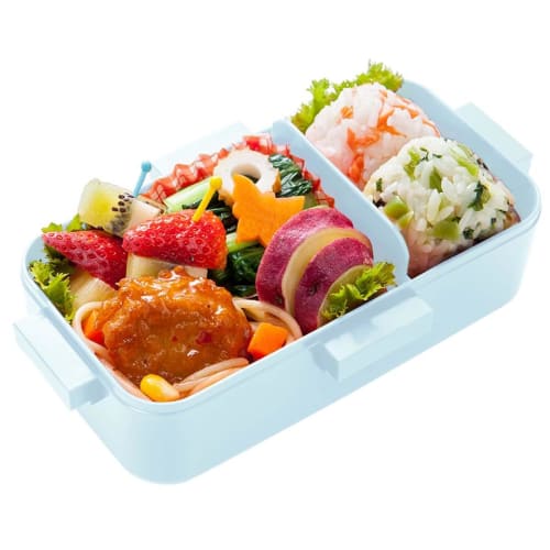 Skater Bento Box Doraemon Sky Walk Sanrio 530ml Antibacterial Fluffy Dome Lid for Women Made in Japan PFLB6AG-A