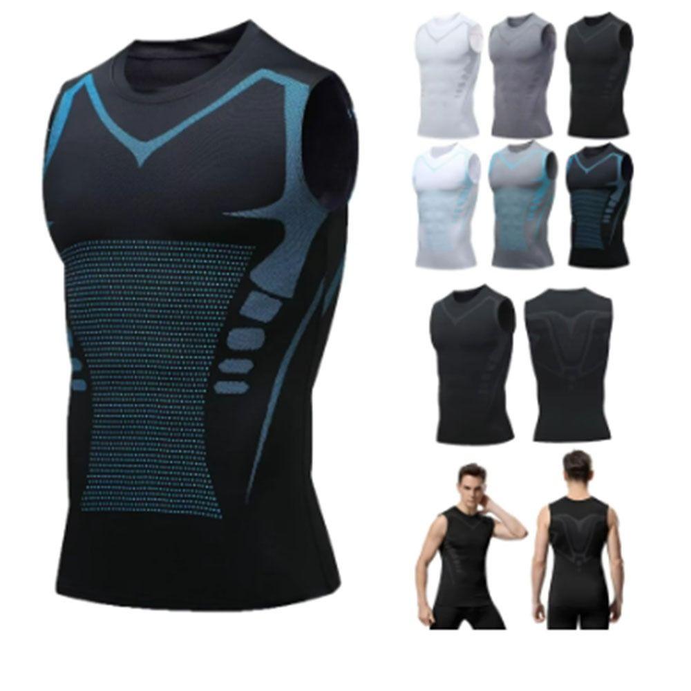 Compression Ionic Shaping Vest Quick-Dry Shirts Tank Top Fitness Sportswear