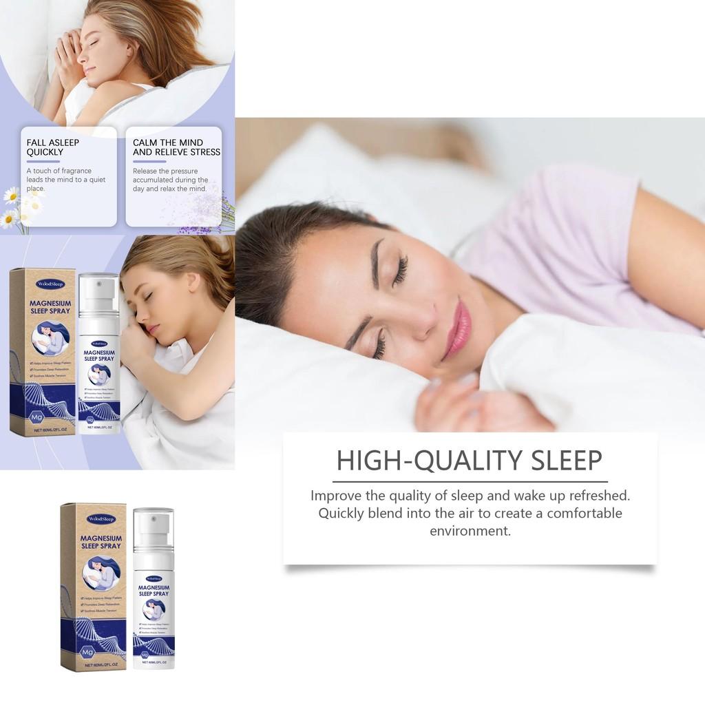 Woodsleep Magnesium Oil Spray For Improved Sleep And Relief From Body Fatigue And Discomfort