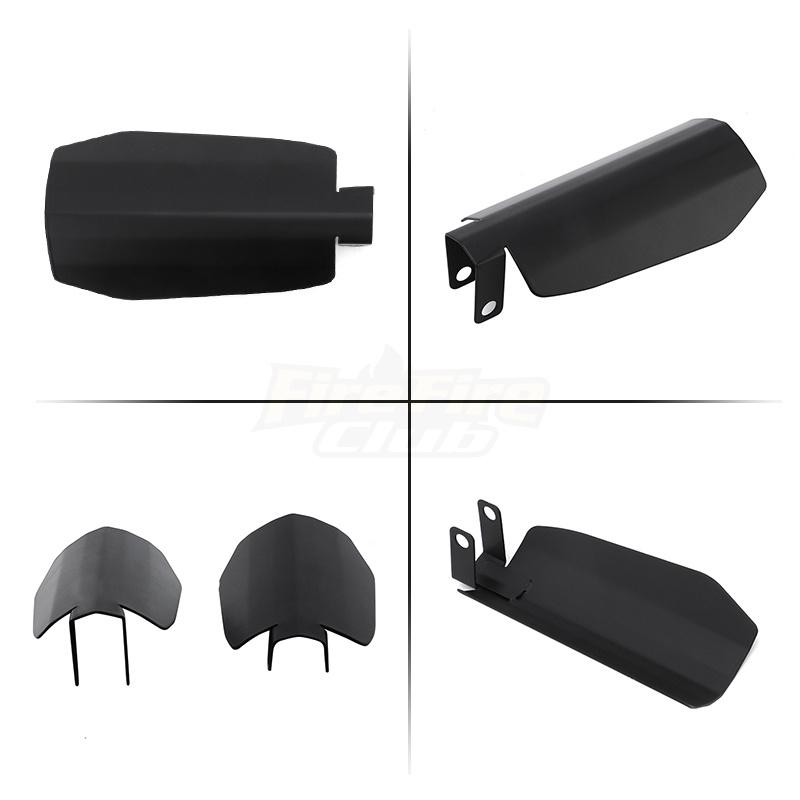Mattschwarzer Motorrad Linker Rechter Handschutz für Harley Dyna Low Rider Sportster XL 48 Softail Schutzabdeckung Schattierung Handschutz