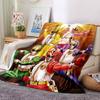Power Rangers Teamup Flannel Blanket Super Soft Warm Cozy Blanket For Sofa Bed Office Travel Allseason Home Decor Gift
