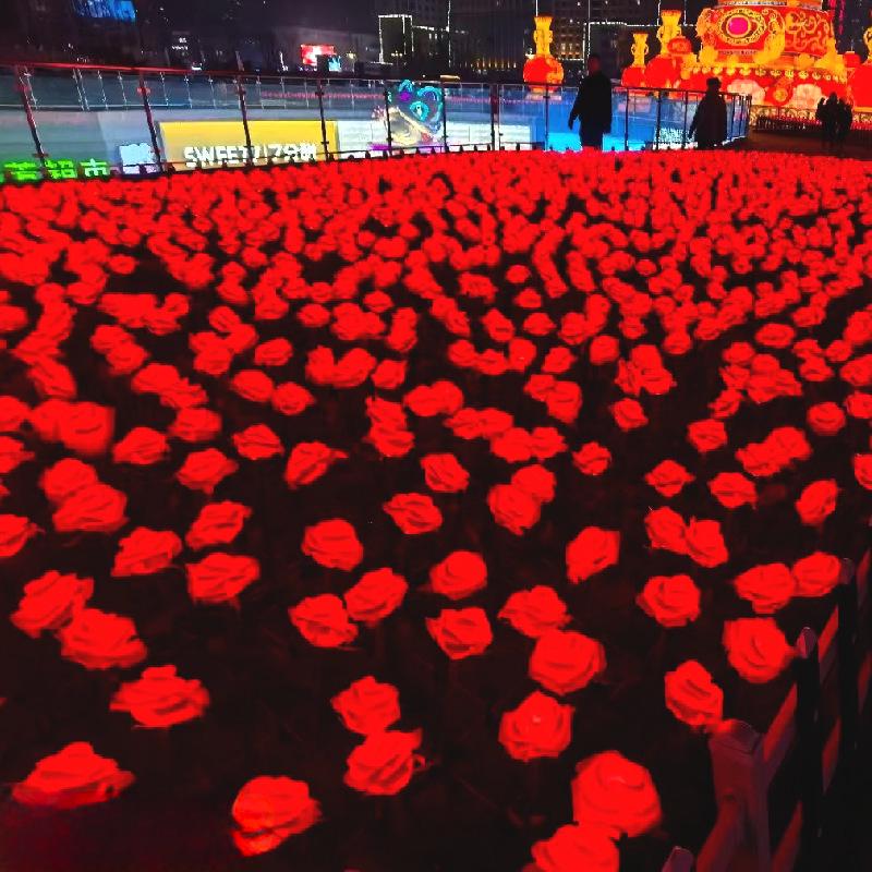 Solar Firefly LED Landscape Light - Waterproof Ground Plug for Outdoor Courtyard