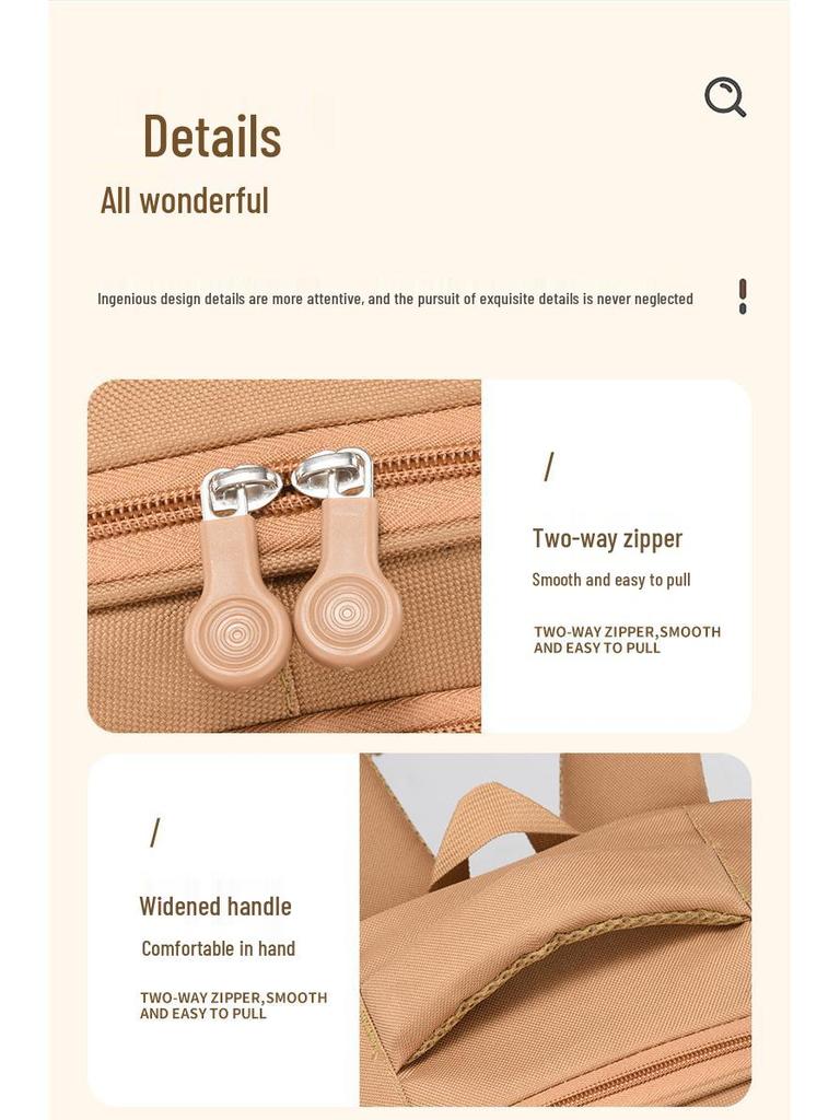 Large Capacity Capybara Cartoon Backpack - Water-Repellent School Bag for Kids