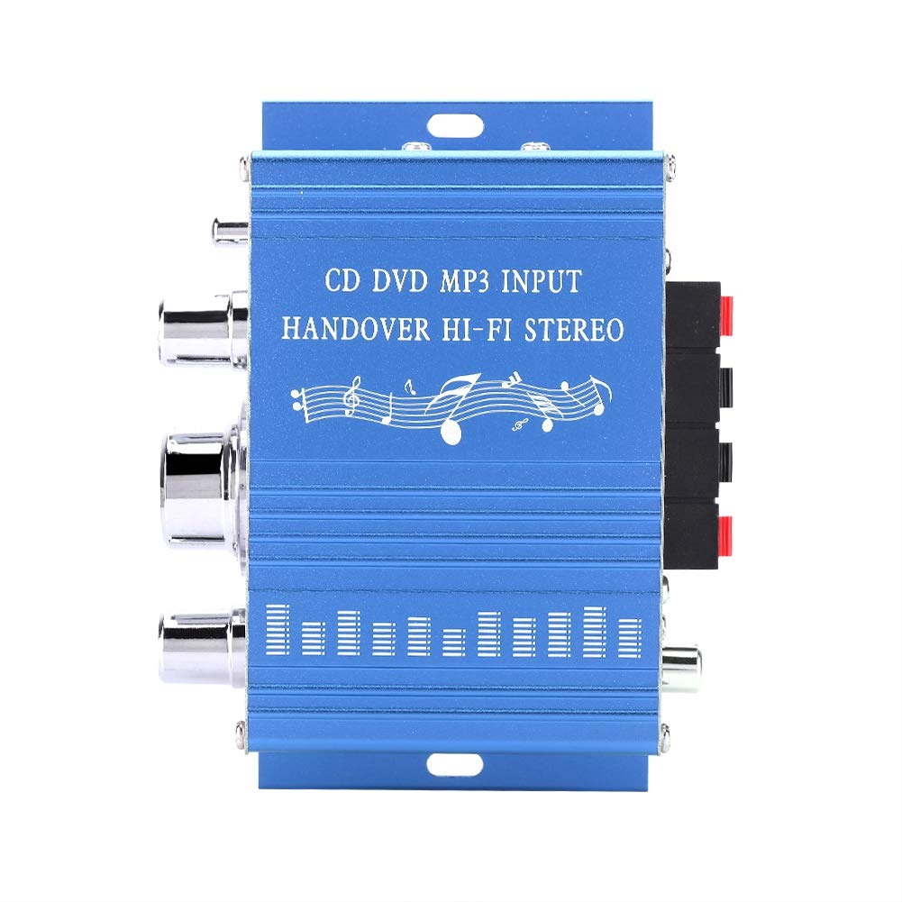 Car Auto Amplifier Power Amplifier Mini Digital Audio Amplifier Treble Bass Volume Control CD