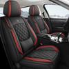 Potahy sedadel 1 ks Luxusní potahy sedadel z PU kůže Univerzální automobilový potah sedadla Vhodný pro většinu nákladních automobilů Sedanů a SUV Snadná instalace Prodyšný