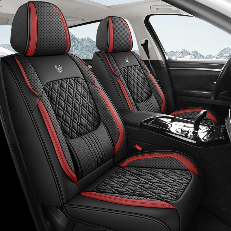 Potahy sedadel 1 ks Luxusní potahy sedadel z PU kůže Univerzální automobilový potah sedadla Vhodný pro většinu nákladních automobilů Sedanů a SUV Snadná instalace Prodyšný