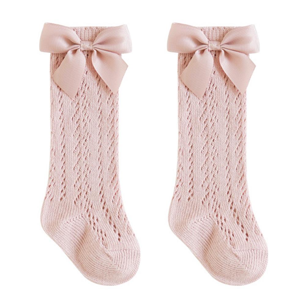 Thin Kids Calf Socks Bowknot Children's Long Stocking Creative Summer Stockings  0-5 Year Old