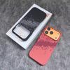 Slim Rugged Carbon Fibre Kevlar Pattern Magnetic Case For IPhone 17 Air 16 Plus 15 14 13 Pro Max Frameless Shockproof Hard Cover