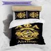 3pcs Custom Name Alpha Phi Alpha Bedding Set Duvet Cover Closure Includes 1 Duvet Cover & 2 Pillowcases for All Seasons Bedroom Decor