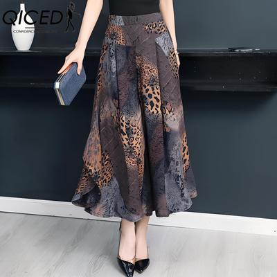 10 Farben Sommer Übergröße Weitbein Hose Damen Locker Böhmisch Sommer Hohe Taille Hose Weibliche Hose XL-4XL