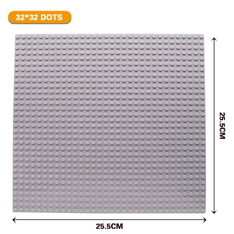 32x32 32x16 Dots Classic Base Plates MOC DIY Plastic Bricks Baseplates City Dimensions Building Blocks Figures Construction Toys