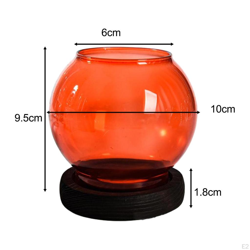 Kerzenhalter Glas Leuchter Leuchter Ornament Sicher Dekoration Tafelaufsatz für