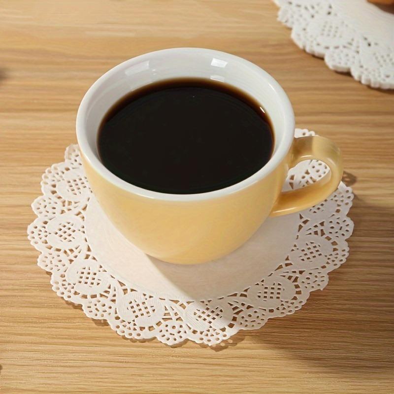 280 Stück Elegante Weiße Spitzenpapier-Deckchen - Perfekt zum Backen, zur Ölabsorption und zur Präsentation von Kuchen, Gebäck und Pizzen