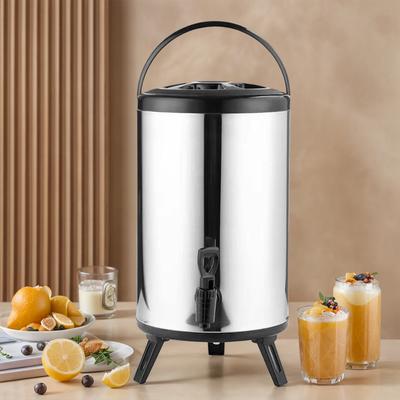 6L Stainless Steel Insulated Beverage Dispenser Insulated Thermal Hot and Cold Coffee Carafe  Drink Dispenser with Spigot