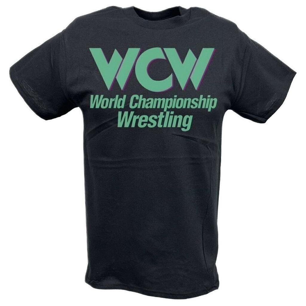 WCW Logo World Championship Wrestling Black Tshirt