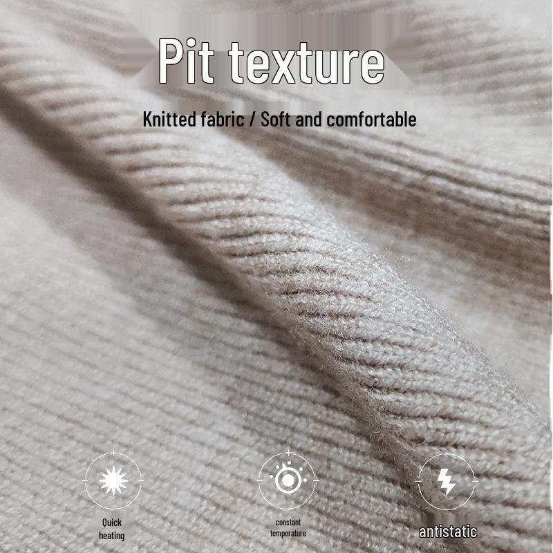 2024 Women's Versatile Slimming Turtleneck Knit Top - Semi-High Neck, Long Sleeve for Spring, Autumn, Winter.